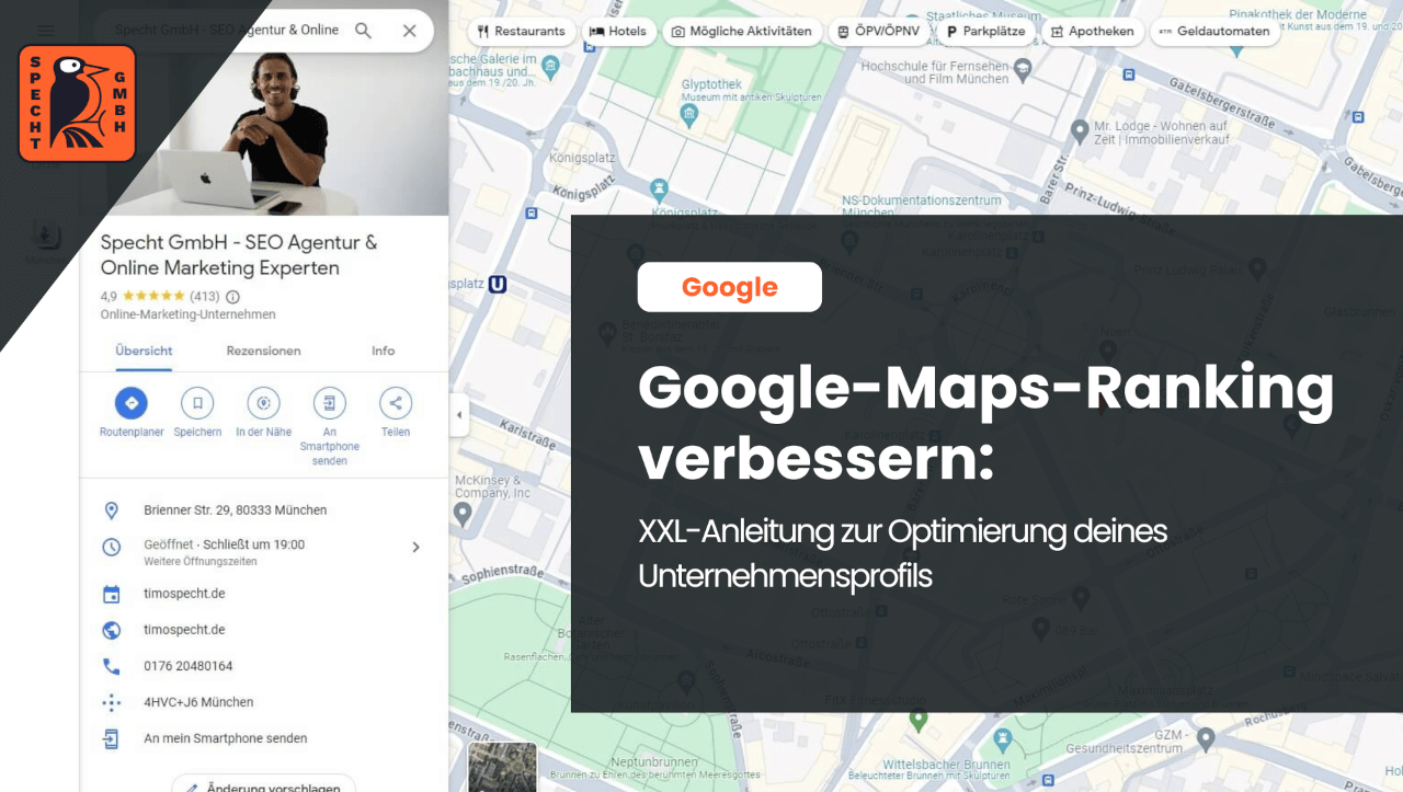 Beitragsbild zum Blogbeitrag über das Optimieren von Google-Maps-Rankings